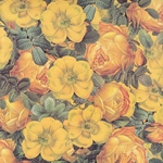 Tassotti Paper- Yellow Roses 19.5x27.5 Inch Sheet