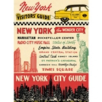 Cavallini Decorative Paper - New York City Visitor's Guide 20"x28" Sheet