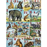 Alphabet of Animals by Ernest Griset- Poster Paper 19.5 x 27.25" Sheet