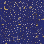 Nepalese Printed Paper- Starry Night Constellations 20x30" Sheet