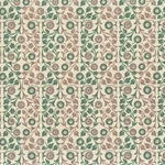 Carta Varese Florentine Paper- Green and Brown Floral Vine 19x27 Inch Sheet