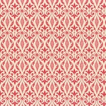 Carta Varese Florentine Paper- Scrolling Filagree in Red 19x27 Inch Sheet