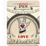 Bomo Art Budapest Enamel Pin- Love