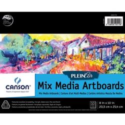 Canson Plein Air Mix Media Artboard Pad - 8"x10"