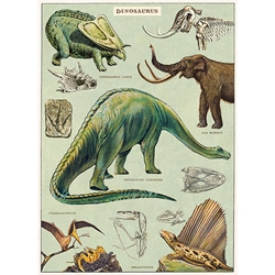 Cavallini Decorative Paper - Dinosaurs 20"x28" Sheet