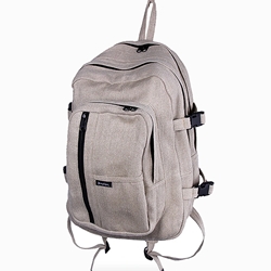 Hemp Deluxe Trekker Backpack- Natural