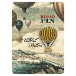 Bomo Art Budapest Enamel Pin- The Vauxhall Balloon