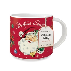 Cavallini Vintage Mug - Christmas Santa
