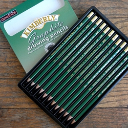 Generals KIMBERLY Graphite Drawing Pencils 12 Assorted Degrees