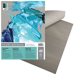 Art Alternatives Gray Paper Palette Pads