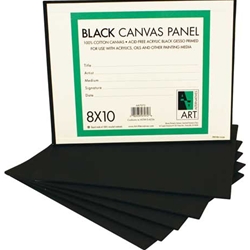 Art Alternatives Black Canvas Panels