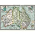 Cavallini Decorative Paper - Australia Map 20"x28" Sheet
