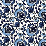 "NEW!" Printed Paper from India- Wedgewood Blue 22x30" Sheet