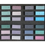 J. Luda Handmade Soft Pastels- Set of 24 "Not So Blue"