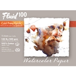 Fluid 100 Watercolor Paper Pochette - 140lb Cold Press