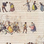 Tassotti Paper- Tarantella Wedding Dance 19.5x27.5 Inch Sheet