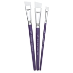 Silver Scrubber 3 Piece Brush Set - Angle