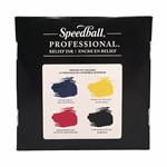 Speedball Professional Relief Ink Set of 4