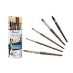 Raphael Travel Brush Set with Bamboo Roll-Up