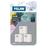 Milan Tri Eraser Refill 3 Pack