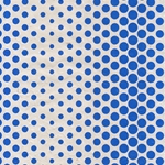 Dancing Dots Op Art Paper (Optical Illusion)- Blue on Natural
