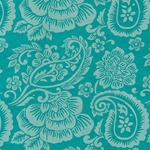Nepalese Printed Paper- Floral Paisley