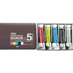 Holbein Designer Gouache set of 5 15ml tubes