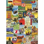 Cavallini Decorative Paper - Germany Collage 20"x28" Sheet
