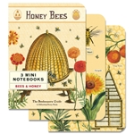 Cavallini Bees & Honey Mini Notebook Set
