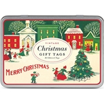 Cavallini Vintage Christmas Gift Tags- Christmas Village