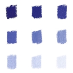 Roche Pastel Values Set of 9- Sapphire Blue 7440 Series