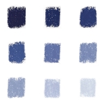 Roche Pastel Values Set of 9- Midnight Blue 7650 Series