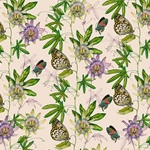 *NEW!* Tassotti Paper - Passionflowers and Butterflies 19.5"x27.5" Sheet