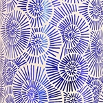 Spirals in Blue Foil on Cream by Midori Inc. 21x29" Sheet