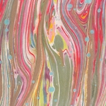 *NEW!* Tassotti Paper - Marbled Pink/Red 19.5"x27.5" Sheet