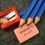 General Pencils - Drawing Set with 4 Graphite Pencils, Eraser, & Sharpener