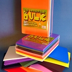The Incredible Bulk Foam Pack - 9 x 12 inch - 50 Sheets - Assorted Colors