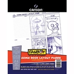 Canson Fanboy Comic Book Layout Pages - 8.5"x11" 35 Sheet Pad