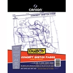 Canson Fanboy Comic Concept Sketch Pages - 8.5"x11" 10 Sheet Pad