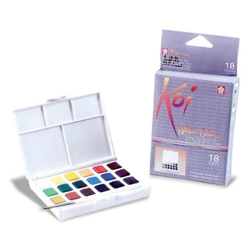 Koi Water Color Field Sketch Kit - Sakura of America