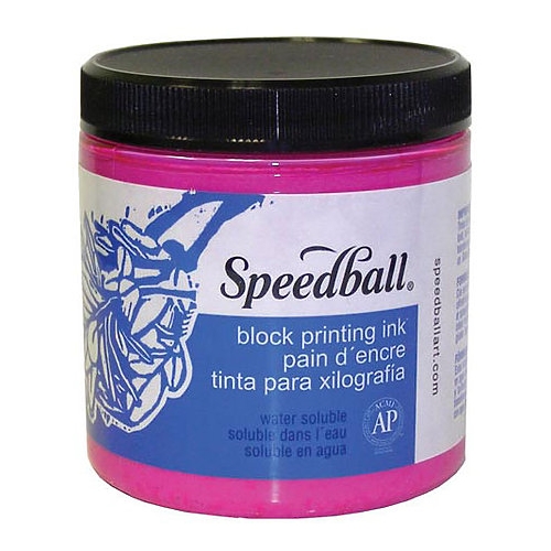 FineArtStore.com - Block Printing Inks Water-Based, Pint Jar, Black
