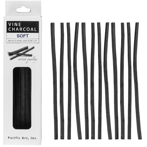 Compressed Charcoal 12 Stick Set – Pentalic