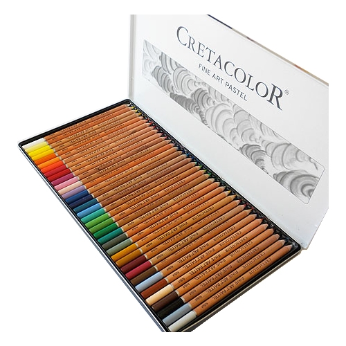 INDRA 36 Colored Pencils Set Pastel Pencils, Professional Quality Soft Core  Black Wooden Colored Leads for Drawing, Coloring and Sketching, Protected