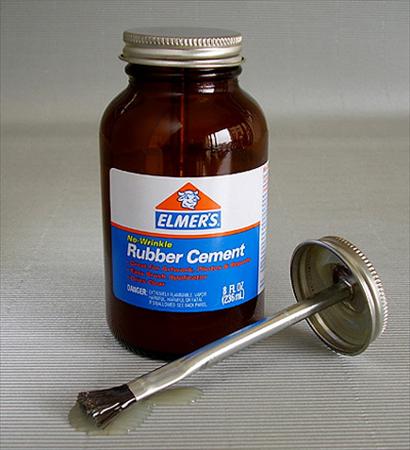 Elmers No Wrinkle Rubber Cement 4 Oz, Adhesives