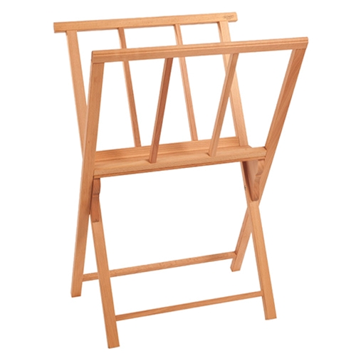 Creative Mark Folding Wood Large Print Rack - Perfect for Display of Canvas, Art