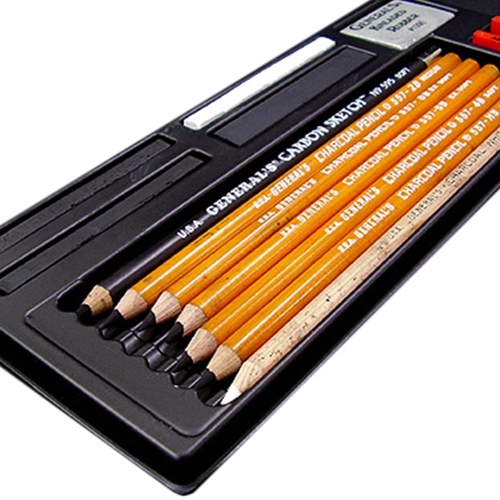 General's Compressed White Charcoal Pencils