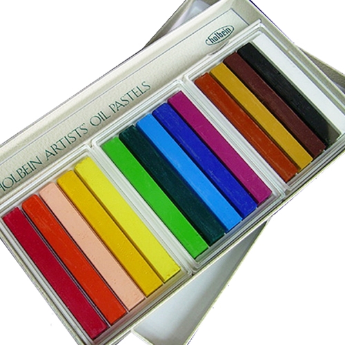 Holbein Oil Pastels Introductory Set of 15 Colors Cardboard Box