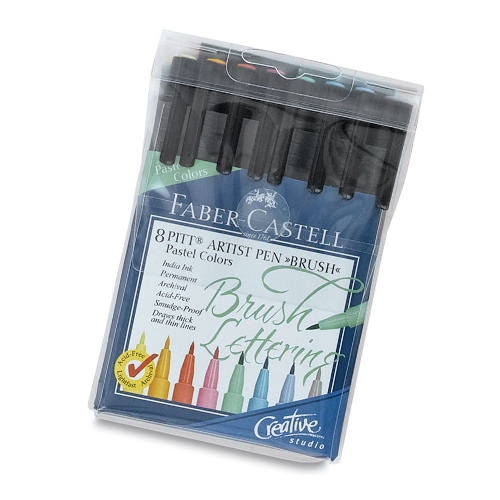 Pitt Artist Brush Pen Colors of 8