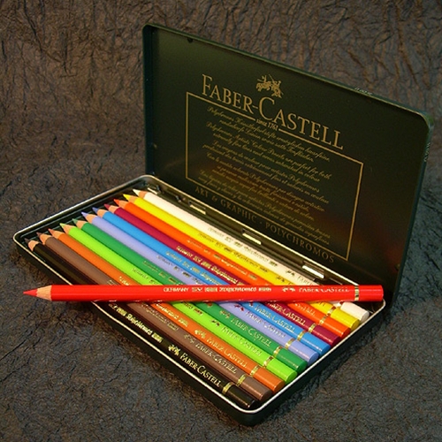 Polychromos Coloured Pencils, 12 Pcs. 1 set