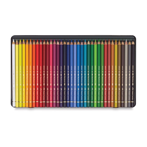  Faber-Castell Polychromos 36 Pencil Studio Set : Wood Colored  Pencils : Office Products